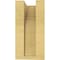 Ekena Millwork 5"W x 5"D x 10"H Wide Bryant Rough Cedar Woodgrain TimberThane Corbel, Primed Tan CORUR05X05X10BRYRCPR - alternate 4